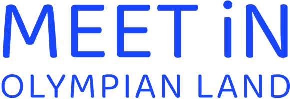 Meet in olympian land logo